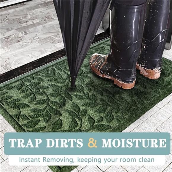 Outdoor Indoor Entrance Doormats,Durable Heavy Duty Welcome Mat,Thick Absorbent - Picture 4 of 7
